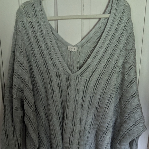 POL Sweaters - POL Distressed Oversized Boho Sweater - Size Large
